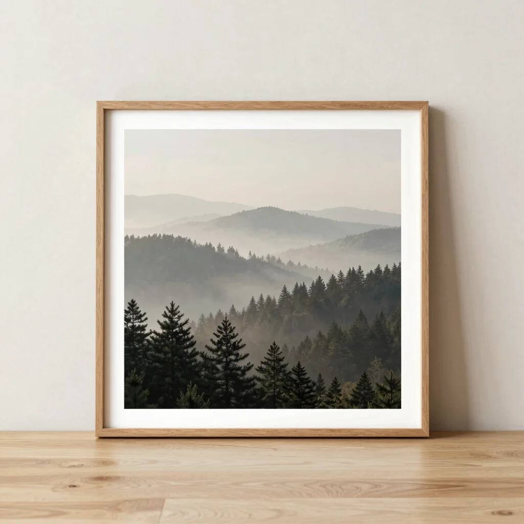 Fog Over the Pines